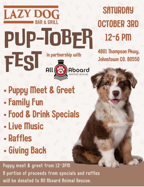 Puptober Flyer