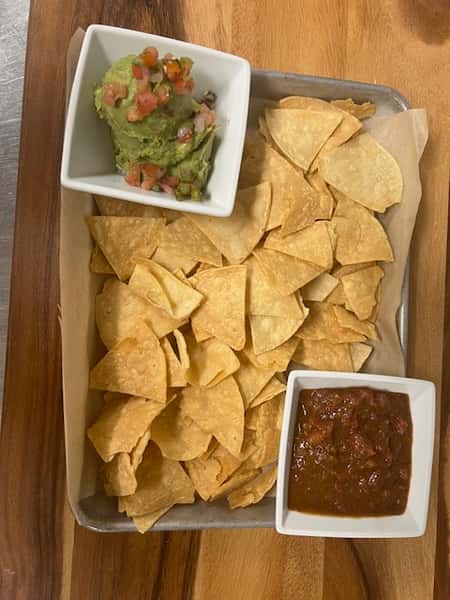 Guac + Salsa + Chips