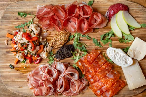 Meat and cheese board