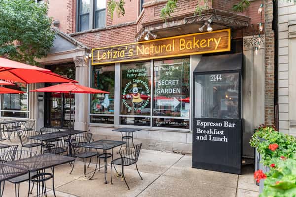 Exterior of Letizias Bakery