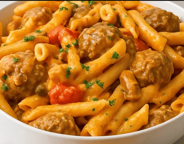 Penne with Meatballs Tray $85