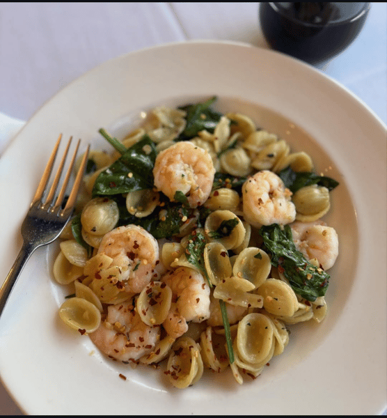 Orecchiette Gamberi Tray $105
