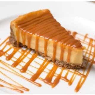 Caramel Cheesecake slice