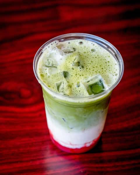Have you tried Iced Strawberry Matcha at The Corner Store yet? 🍓🍵 It's a smooth, refreshing pick-me-up that feels just right when you want something a little vibrant and easy to love. Stop by and see why Iced Strawberry Matcha might become your new go-to. #TheCornerStore #IcedStrawberryMatcha #CoffeeShopFavorites
