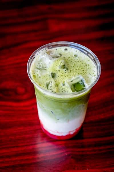 Iced Strawberry Matcha