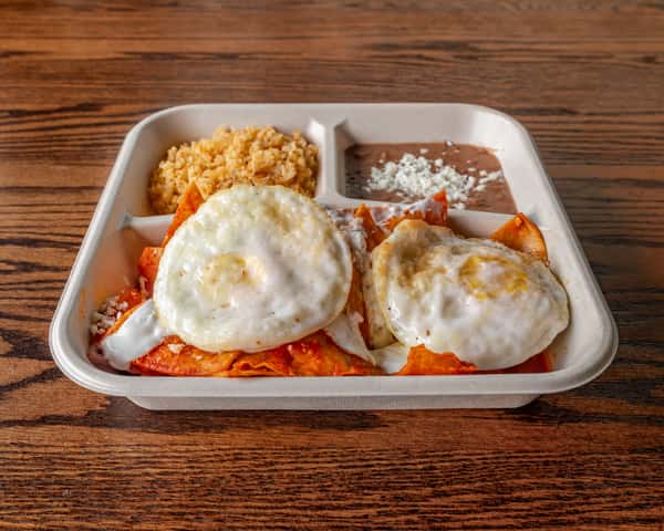Chilaquiles with Eggs