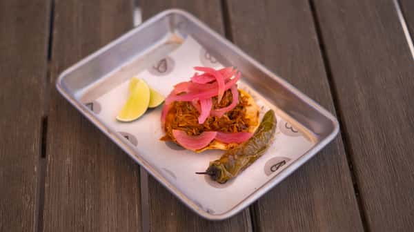 Cochinita Pibil Tostada