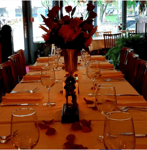banquet setup Serafini