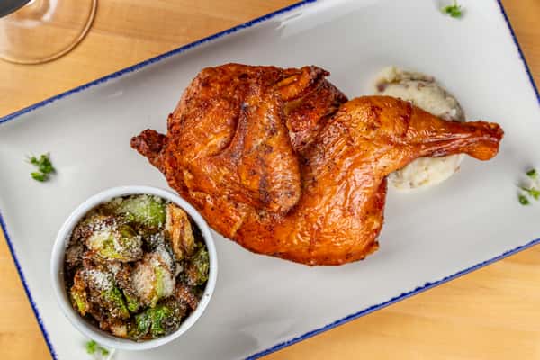 Roasted Chicken With Brussels Sprouts