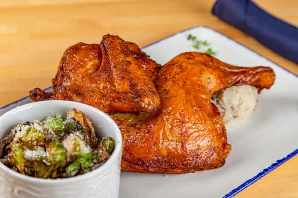 Roasted Chicken With Brussels Sprouts