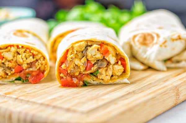 Tofu Hash Wrap