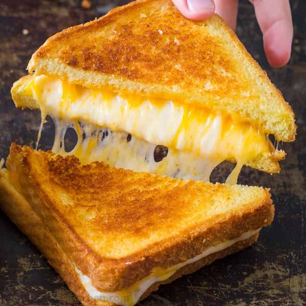 Three Cheese Grilled Cheese