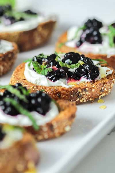 Blackberry with Lemon Meyer Goat Cheese