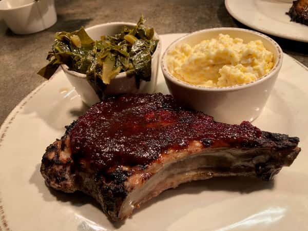 Wood Grilled Pork Loin Chop