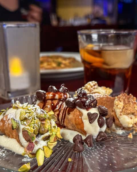 Assorted Italian desserts and espresso cocktails at Positano Ristorante Italiano