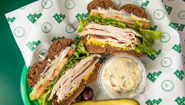 Turkey & Cheese Deli Bagelwich