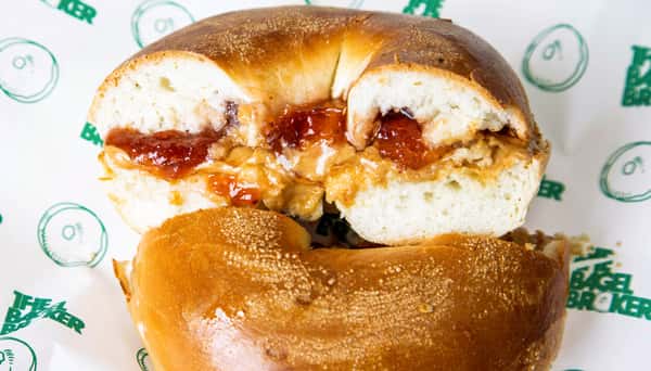 BAGEL W PB&J