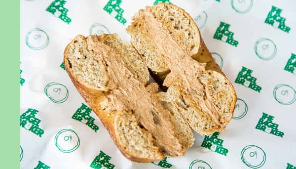 BAGEL W HONEY WALNUT CREAM CHEESE