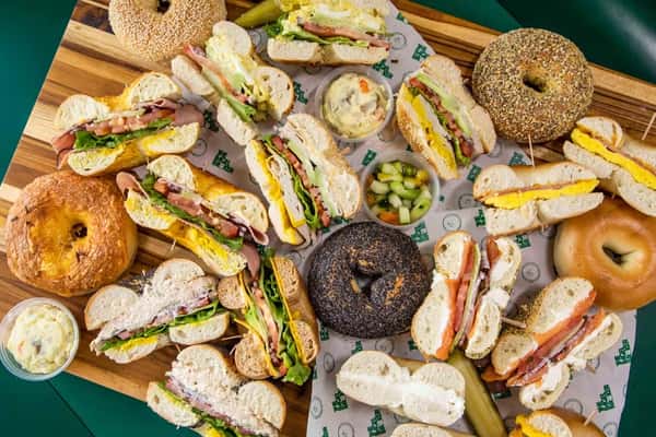 Deli Bagelwich Platter