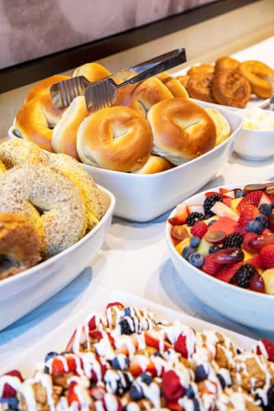 downtown catering spread