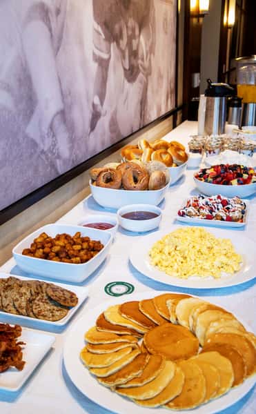downtown catering spread