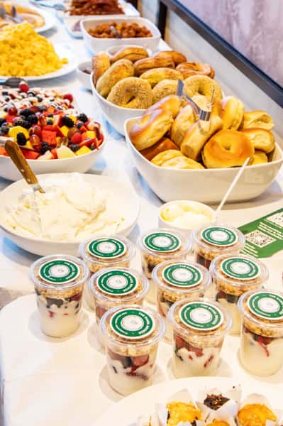downtown catering spread