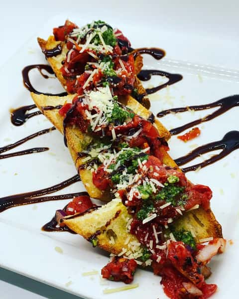 Pesto Bruschetta