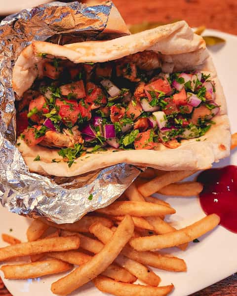 14. Chicken Kabob Sandwich