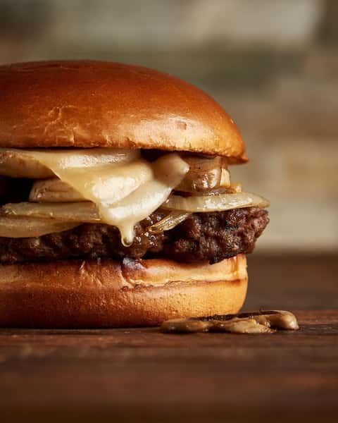 35. Mushroom Swiss Burger