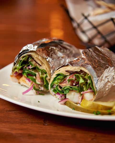 13. Cajun Shrimp Wrap