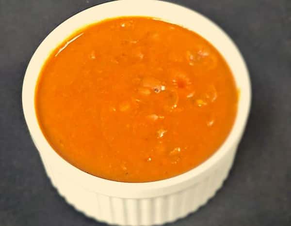 A rich creamy sauce to add as a side to a flavourful meal