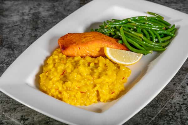 Saffron Honey Glazed Salmon