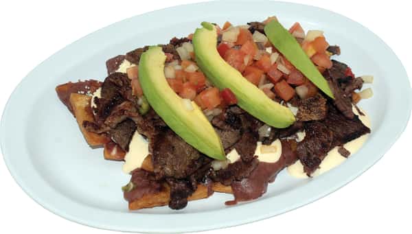 Nachos Con Huevos & Carne Asada | Nachos, Scrambled Eggs and Steak