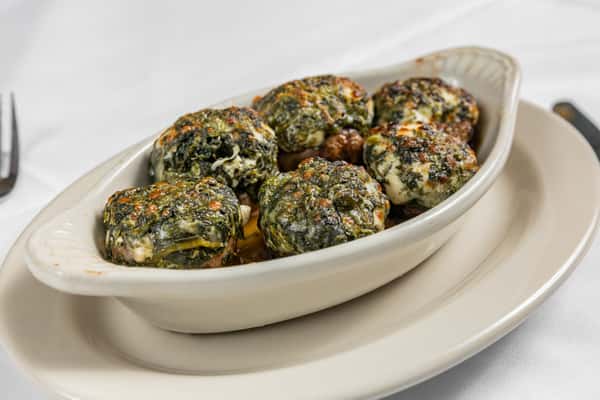 Spinach & Cheese Stuffed Mushrooms