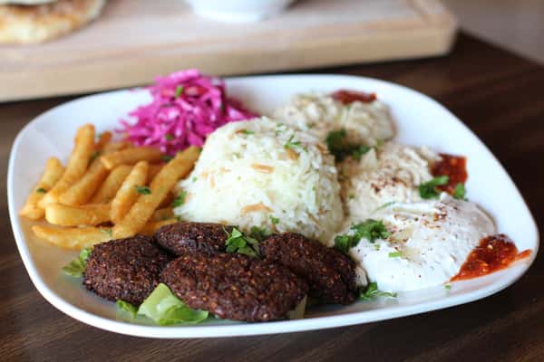 falafel with rice