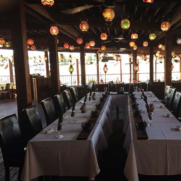 Tables setup for an event