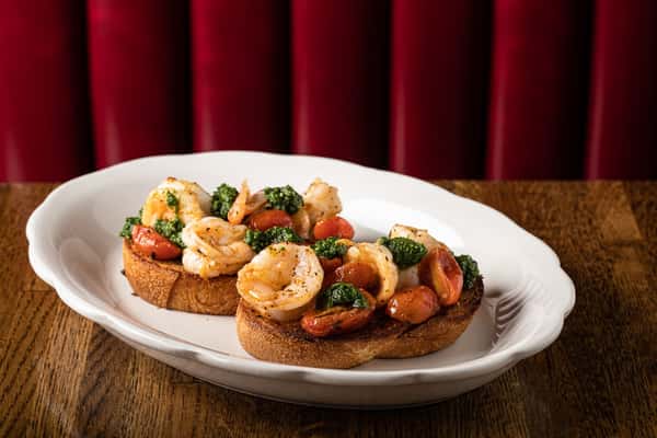 Shrimp Scampi Bruschetta