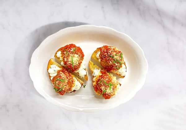 Meatball Bruschetta