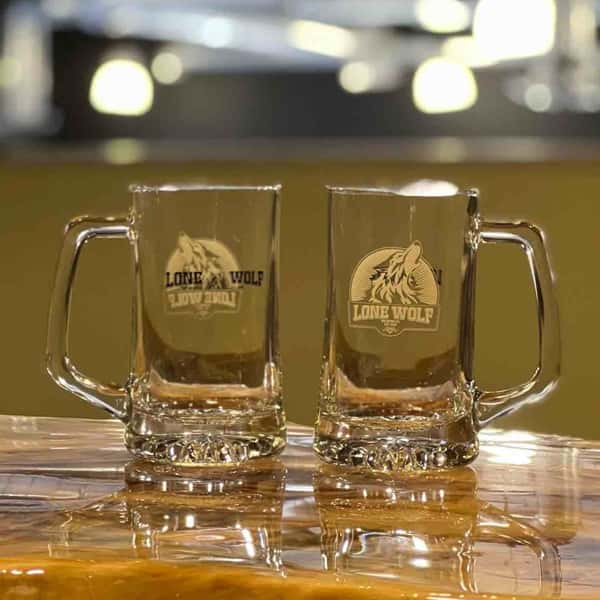 Fingers Crossed Beer Glass Set