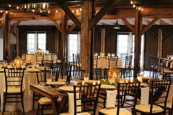 wedding dining area