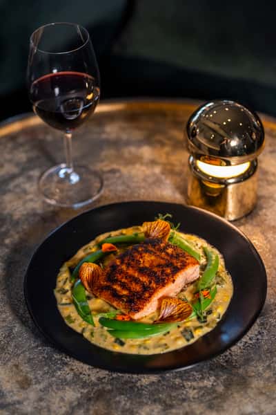 salmon entree