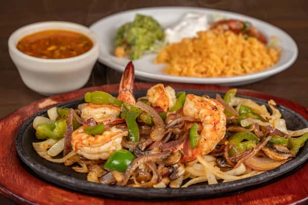 Jumbo Grilled Shrimp Fajitas