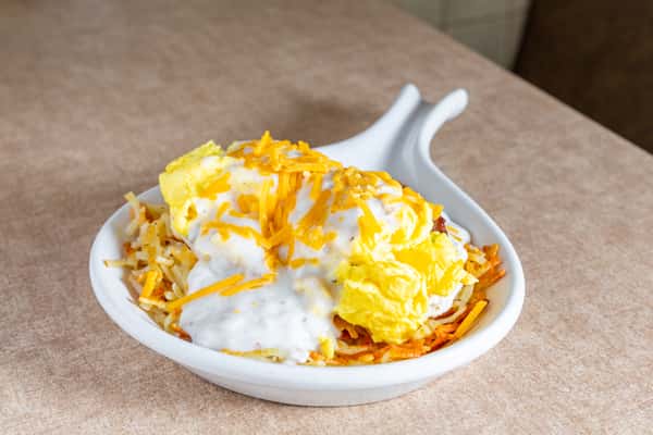Angelle's Smothered Biscuit Skillet