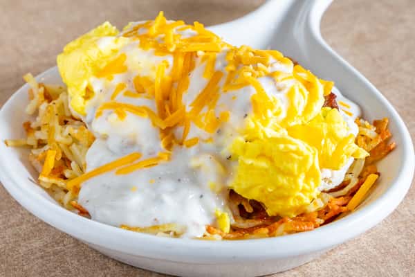 Angelle's Smothered Biscuit Skillet