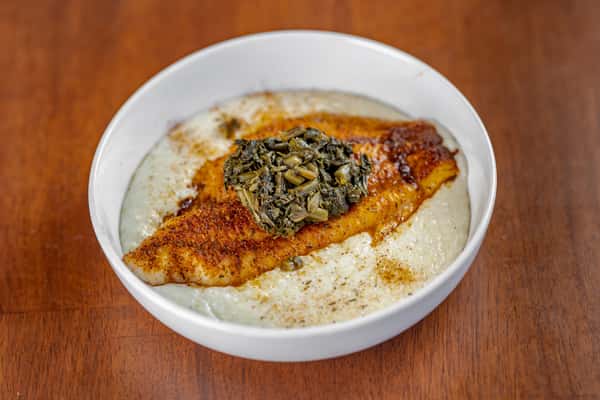 Catfish and Grits Detail