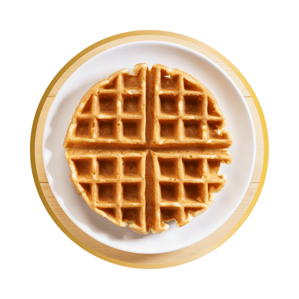 Golden Brown Belgian Waffle