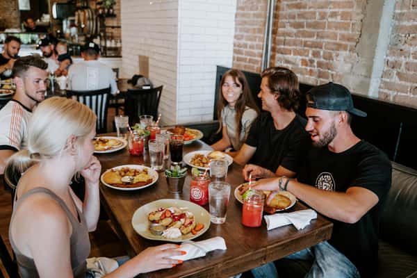 friends eating