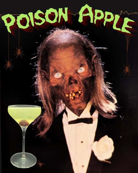 🍏 POISON APPLE TINI🍏

An apple(tini) a day, keeps the voices away

A 90's resurrection of a neon tequila demon
Not poison, but to die for