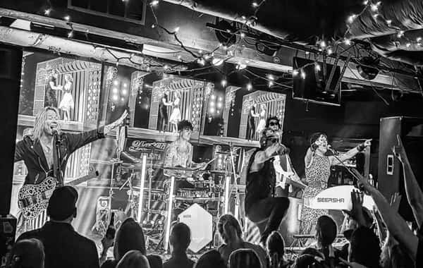 band pic b&w