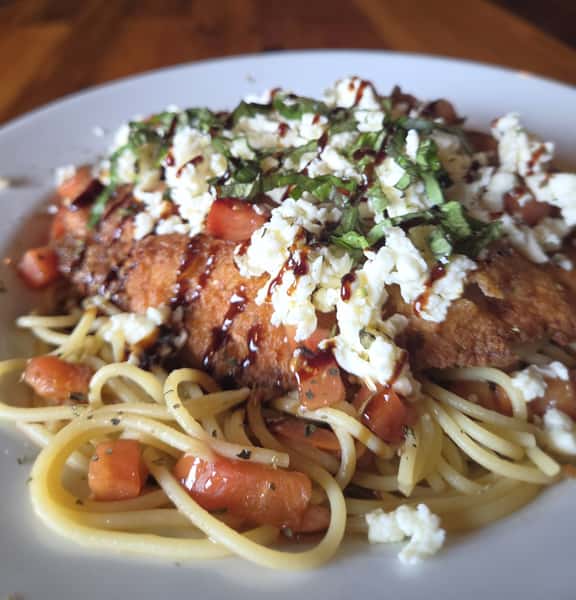 Caprese Chicken Pasta